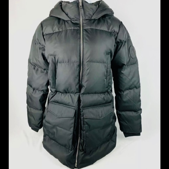 Polo Ralph Lauren Jackets & Blazers - Polo Ralph Lauren Women's Black Puffer Down Full Zip Hooded Jacket Size Small